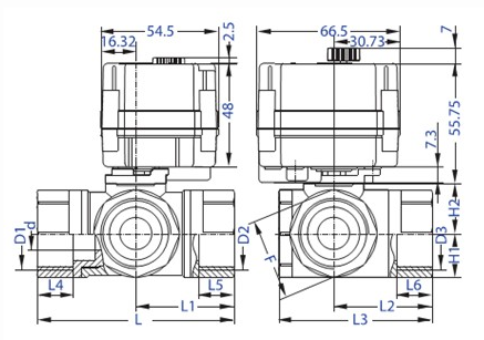 電動三通換向閥 電動三通換向閥